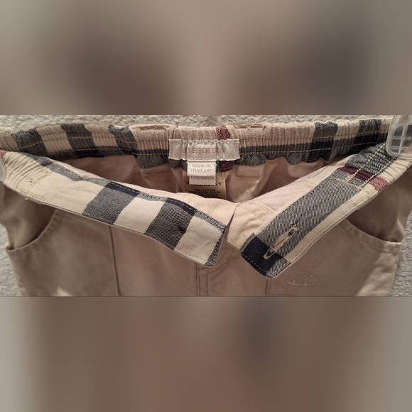 Burberry Khaki Pants 12m - Picture 2 of 6